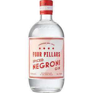 Four Pillars Gin: Four Pillars Spiced Negroni Gin 700ml