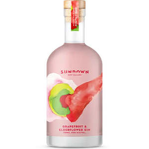 Valentines Collections: Sundown Grapefruit & Elderflower Gin 700ml