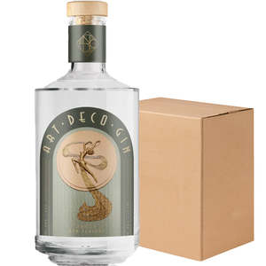 National Distillery Spirits: National Distillery Art Deco Gin Case (6x750ml)