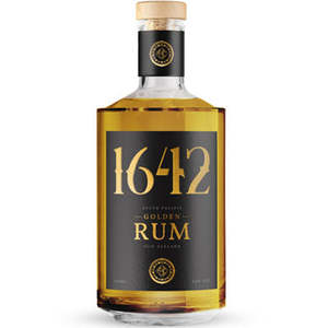 National Distillery Spirits: National Distillery 1642 Golden Rum 750ml