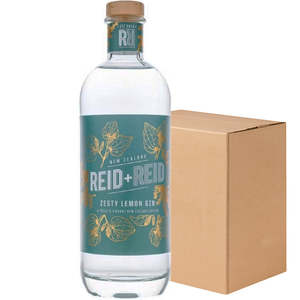 Reid Reid Distilling: Reid + Reid Zesty Lemon Gin Case (6x700ml)