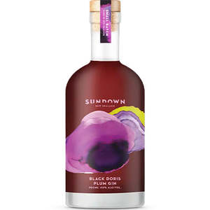 Sundown Gin: Sundown Black Doris Plum Gin 700ml
