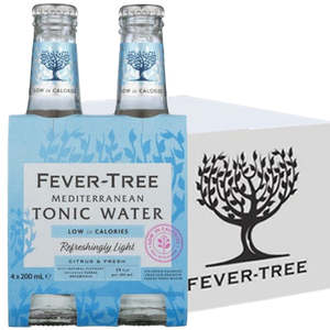 Fever Tree Light Mediterranean Tonic Slab 24x200ml Bottles