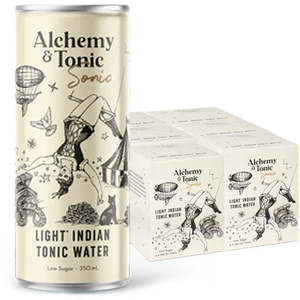Alchemy & Tonic LIGHT Indian Tonic Water Slab (24x250ml Can)