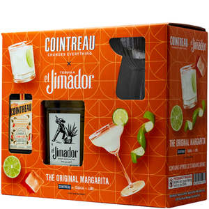 Tequila: Cointreau x El Jimador 725ml Margarita Giftpack with 2 Glasses