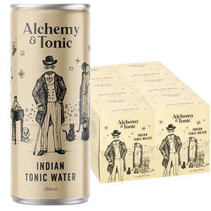 Under 50: Alchemy & Tonic CLASSIC Indian Tonic Water Slab (24x250ml Can)