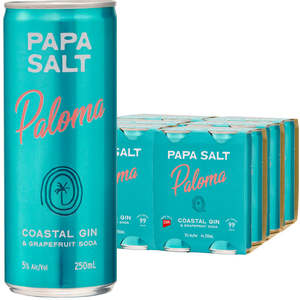 Full Range: Papa Salt Coastal Paloma RTD 250ml 4x6 Slab