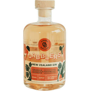 Dabblers Orange, Raspberry & Rhubarb Gin 500ml