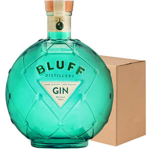 London Dry Gin: Bluff Distillery London Dry Gin Case (6x700ml)