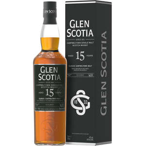Whisky: Glen Scotia 15YO 46% Single Malt Whisky 700ml