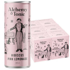 Under 50: Alchemy & Tonic Hibiscus Pink Lemonade Slab (24x250ml Can)