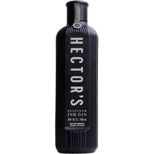 Gin: Hector’s Platinum Ink Gin 700ml