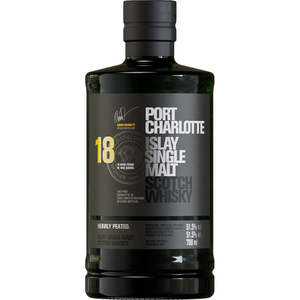 Whisky: Bruichladdich Port Charlotte 18YO Single Malt Whisky 700ml