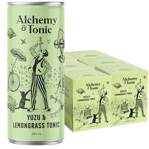 Under 50: Alchemy & Tonic Yuzu & Lemongrass Tonic Slab (24x250ml Can)
