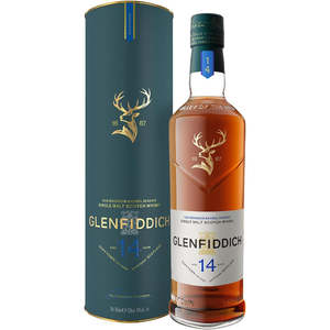 Glenfiddich 14YO Bourbon Barrel Single-Malt Whisky 700ml