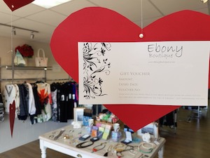 Gift Vouchers: EBONY BOUTIQUE $10.00 GIFT VOUCHER
