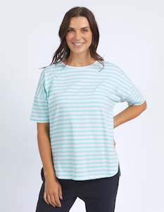LAUREN S/S TEE - STRIPE