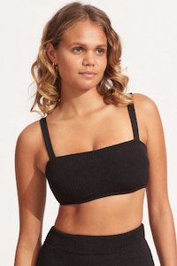 Seafolly: DD TANK BRA SEADIVE TEXTURED BIKINI TOP