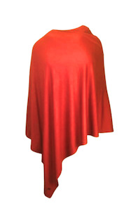 100% MERINO WOOL EASY STYLE LAYER TANGERINE