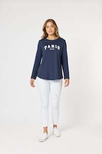 PARIS TEE NAVY