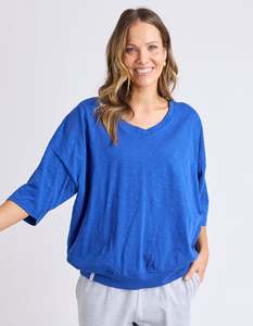 Jumpers: MAZIE VEE VECK FRENCH BLUE