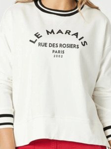 LE MARAIS SWEAT IVORY