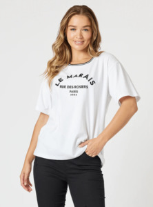 Threadz: LE MARAIS T-SHIRT WHITE