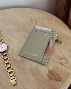 CARA CARDHOLDER SAGE GREEN
