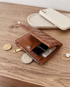 Womens Wallets Clutches And Purses Nz: LILY WALLET WOVEN TAN