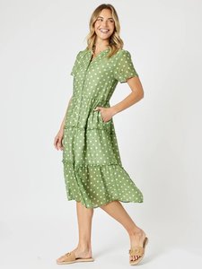 Dresses: BASIL SPOT DRESS