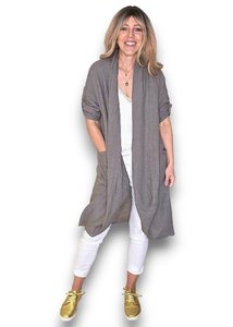 LINEN COVER UP MOCHA