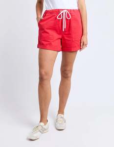 Shorts: EMMA RELAXED SHORT POPPY