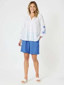 Shorts: THE LINO SHORT SARDINIA BLUE