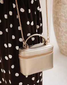 Louenhide: PALMA CROSSBODY BAG CHAMPAGNE