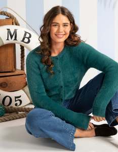 Tops: PARIS CARDIGAN TEAL