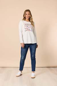 SWEETHEART TEE IVORY