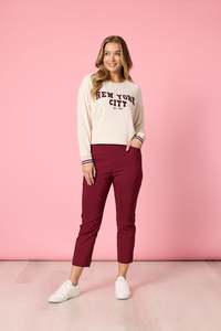 ZARA STRETCH PANT SHIRAZ