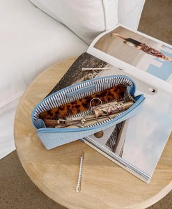 JAYNE MAKEUP BAG PALE BLUE