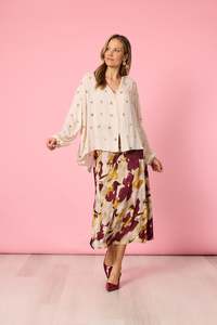 Hammock And Vine: ALLEGRA TOP IVORY