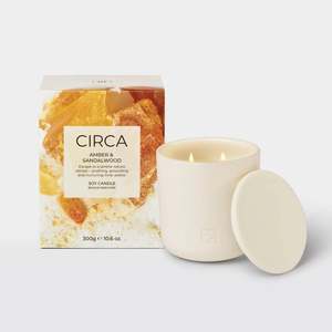 Circa Candles: AMBER & SANDALWOOD 300g CANDLE