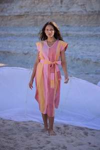 Dress: Shanty Sebou Dress Lisbon Stripe