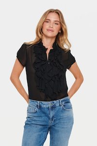 Saint Tropez Lilja Shirt Black