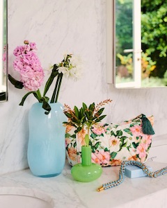 Bags: Kip & Co Sunday Stroll Velvet Toiletry Bag OS