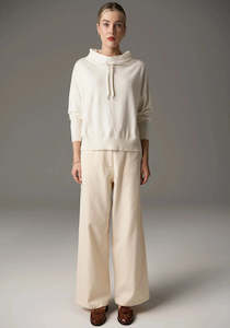 POL Beech Drawcord Knit - Ivory