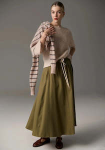 POL Babylon Skirt  Khaki