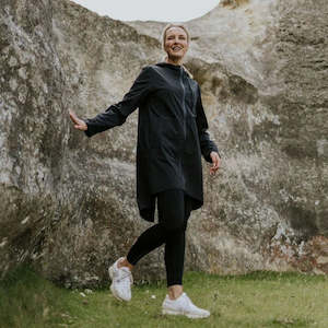 Moke Georgie Raincoat Black