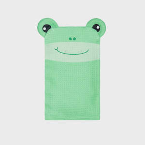 Dock & Bay Baby Wash Mitt Animal Collection Frankie Frog