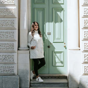 Jackets Coats: Moke Anika Raincoat Cream