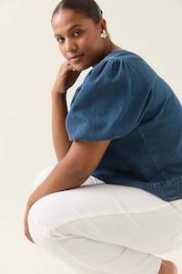 Isle of Mine Sofie Denim Top Drift