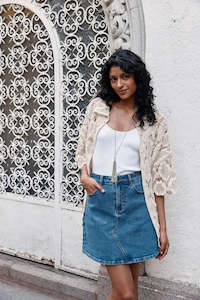 Skirts: Isle of Mine Margot Denim Skirt Denim